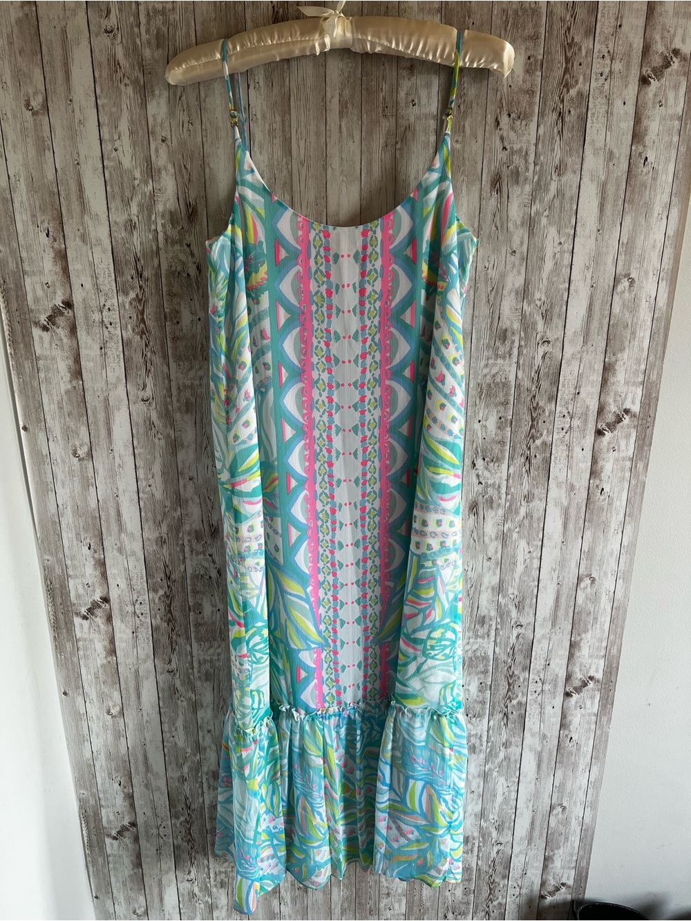 Lilly Pulitzer Winni Multi Maraca My World Print Midi Dress Resort Bright XS - Picture 2 of 4